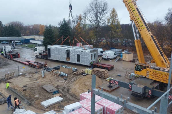 Zakończyliśmy montaż budynku CBZC w Łodzi!