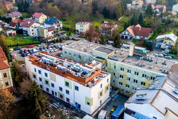 Informacje z placu budowy Przychodni SPLO w Wieliczce