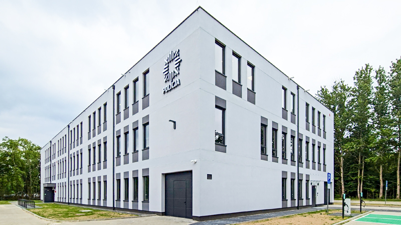 Łódź Komenda Policji i CBZC