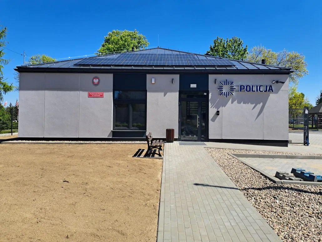 Budowa posterunku Policji w Leoncinie