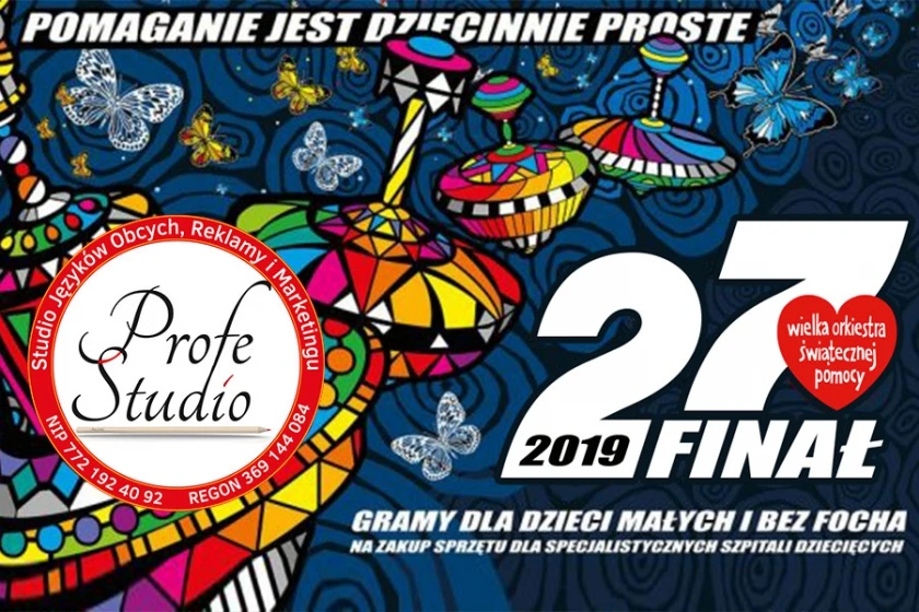 Kolejny raz Profe Studio wsparło WOŚP